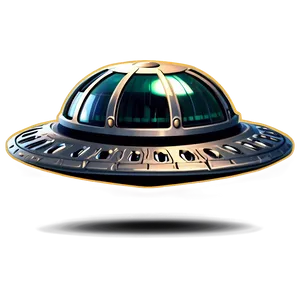 Sci-fi Movie Flying Saucer PNG Pjw PNG