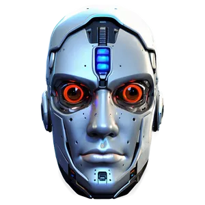 Sci-fi Robot Head Png 06212024 PNG image