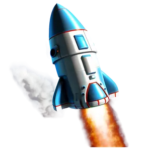 Sci-fi Rocket Png 04292024 PNG image