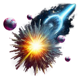 Sci-fi Space Explosion Png Kvs25 PNG image