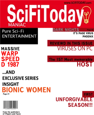 Sci Fi Today Magazine Cover PNG image