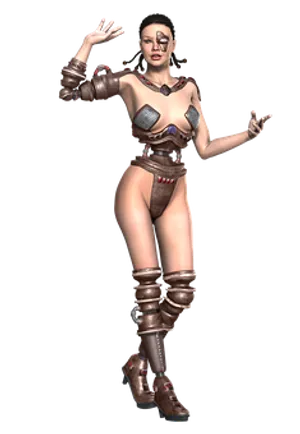 Sci Fi_ Warrior_ Woman_ Pose