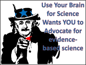 Science Advocacy Poster PNG