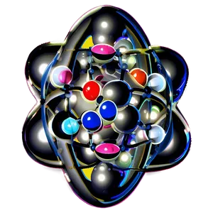 Science Atom Model Png Ero49 PNG image