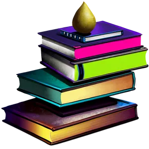 Science Books Pile PNG 60 PNG