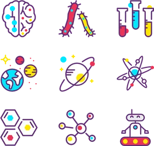 Science_ Icons_ Set PNG image