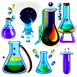 Science Lab Equipment Png Dft PNG image