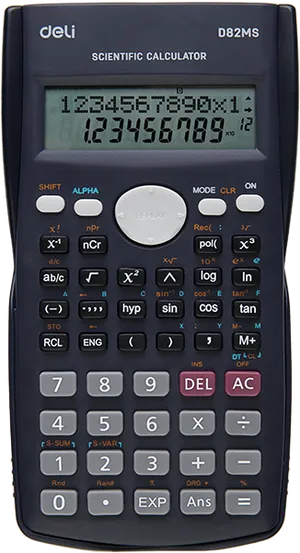 Scientific Calculator D82 M S PNG image