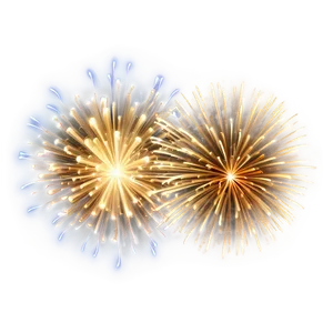 Scintillating Gold Fireworks PNG Iiq54 PNG