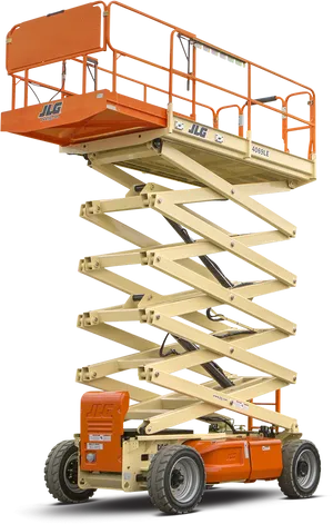Scissor Lift Equipment PNG