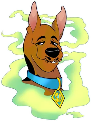 Scooby Doo Animated Portrait PNG image