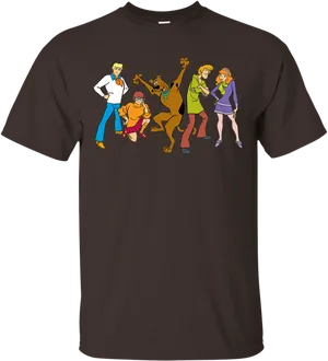 Scooby Doo Character T Shirt Design PNG image