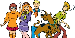Scooby Doo Classic Team PNG image