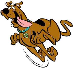 Scooby Doo Running Cartoon PNG image