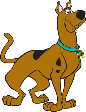 Scooby Doo Standing Portrait PNG image