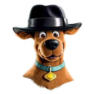 Scooby Doo Wearing A Hat Png Ctj PNG image
