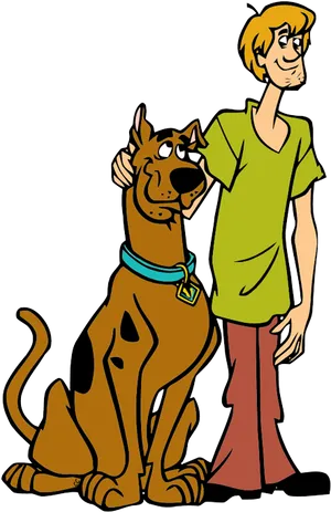 Scooby Dooand Shaggy Vector Art PNG image