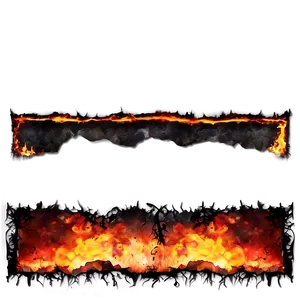 Scorched Border Png Pbd74 PNG image