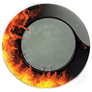 Scorched Circle Illustration PNG 25 PNG