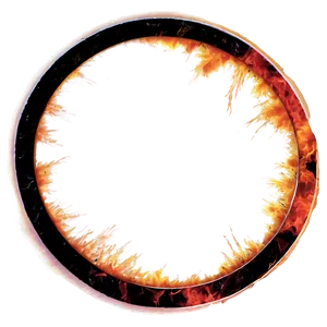 Scorched Circle Illustration PNG Rwh68 PNG