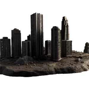 Scorched City Terrain PNG Dbr87 PNG