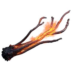 Scorched Fire Effect PNG A