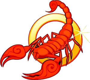 Scorpio Zodiac Sign Art PNG image