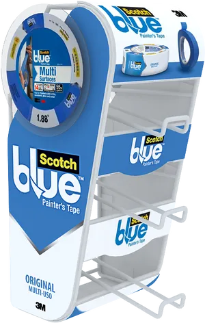 Scotch Blue Painters Tape Display Stand PNG image