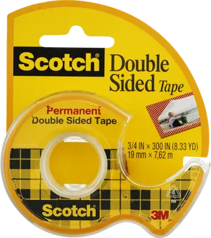 Scotch Double Sided Tape Packaging PNG image