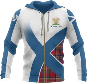 Scotland Themed Hoodie Design PNG image