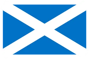 Scottish Flag Saltire Cross PNG image