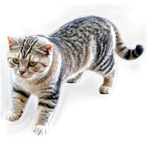 Scottish Fold Cat PNG 05252024