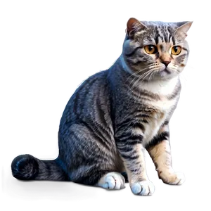 Scottish Fold Cat PNG Sew PNG