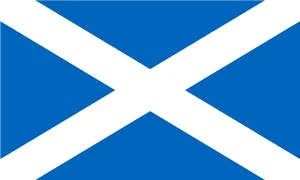 Scottish Saltire Flag PNG image