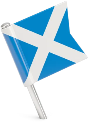 Scottish Saltire Flag PNG image