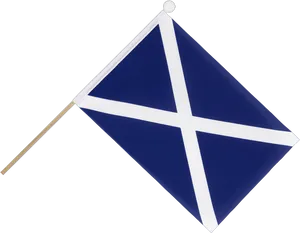 Scottish Saltire Flagon Pole PNG image
