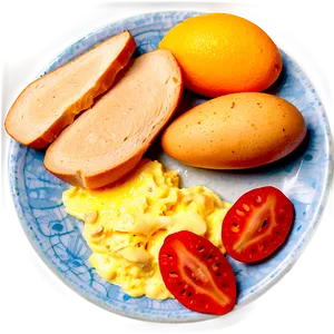 Scrambled Eggs Breakfast PNG 2