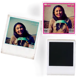Scrapbooking Polaroid Template PNG Npx18