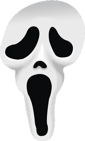 Scream Movie Ghostface Mask PNG image