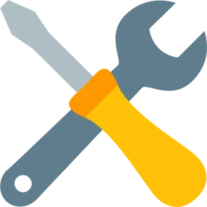 Screwdriverand Wrench Icon PNG image