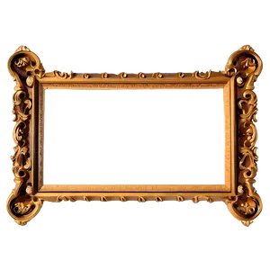 Scroll Picture Frame Png 05042024 PNG image