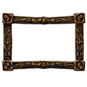 Scroll Picture Frame Png 05042024 PNG image