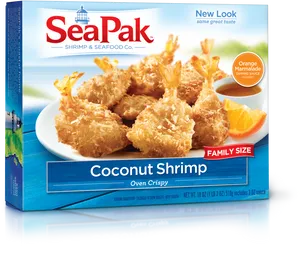Sea Pak Coconut Shrimp Packaging