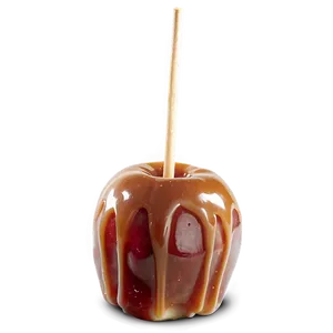 Sea Salt Caramel Candy Apple PNG 06282024