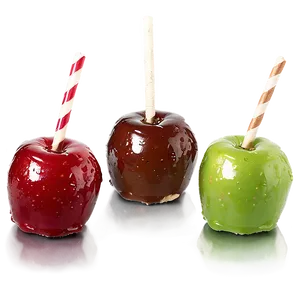 Sea Salt Caramel Candy Apple PNG Oaa