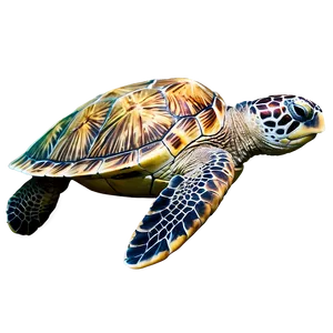 Sea Turtle With Coral Reef Png Joh26 PNG image