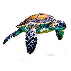 Sea Turtles Swimming PNG Wbe58 PNG