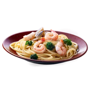 Seafood Linguine Pasta PNG Phn34