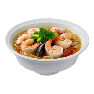 Seafood Ramen Delight PNG Hpa