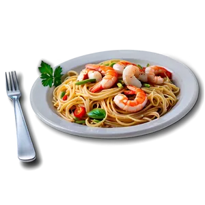 Seafood Spaghetti Noodles PNG Dhv83